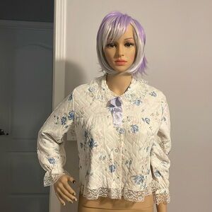 Vintage 50’s  Miss America Quilted Button Up / Pajama RARE !